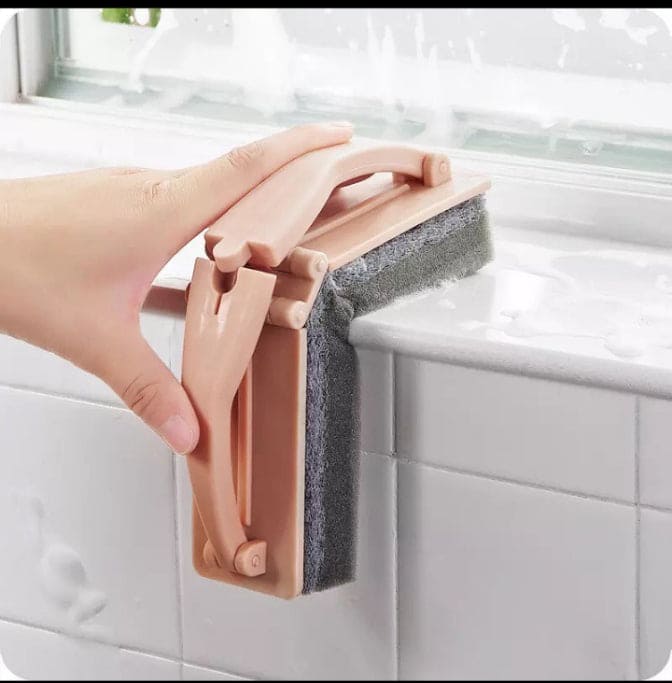 Flexible Multifunctional Cleaning Brush, Folding Sponge Brush With Handle For Cleaning, Kitchen Grease Cleaner, Foldable Multifunctional Sponge Wiper, 180° Folding Nano Wiper Flexible Multifunctional Cleaning Brush, Folding Sponge Brush With Handle For Cleaning, Kitchen Grease Cleaner, Foldable Multifunctional Sponge Wiper, 180° Folding Nano Wiper